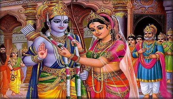 La romance Ram et Sita n'a jamais été absente de cette histoire d'amour épique