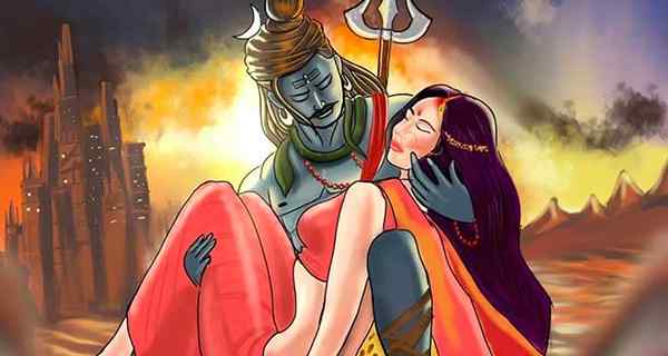 När Shiva förlorade sati och raseri som följde