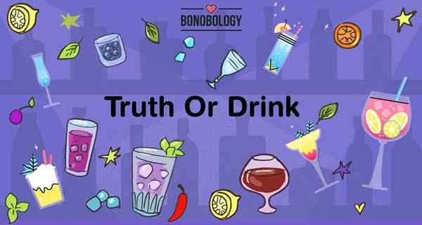 150 waarheid of drinkvragen wervelen wat plezier, sizzle, knikken en romantiek