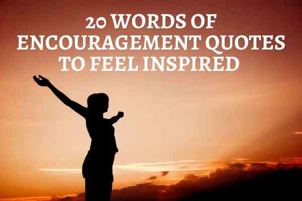 20 slov povzbuzení Citáty, aby se cítili inspirovaní